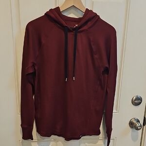 Under Armour Red and Black Relaxed Hoodie